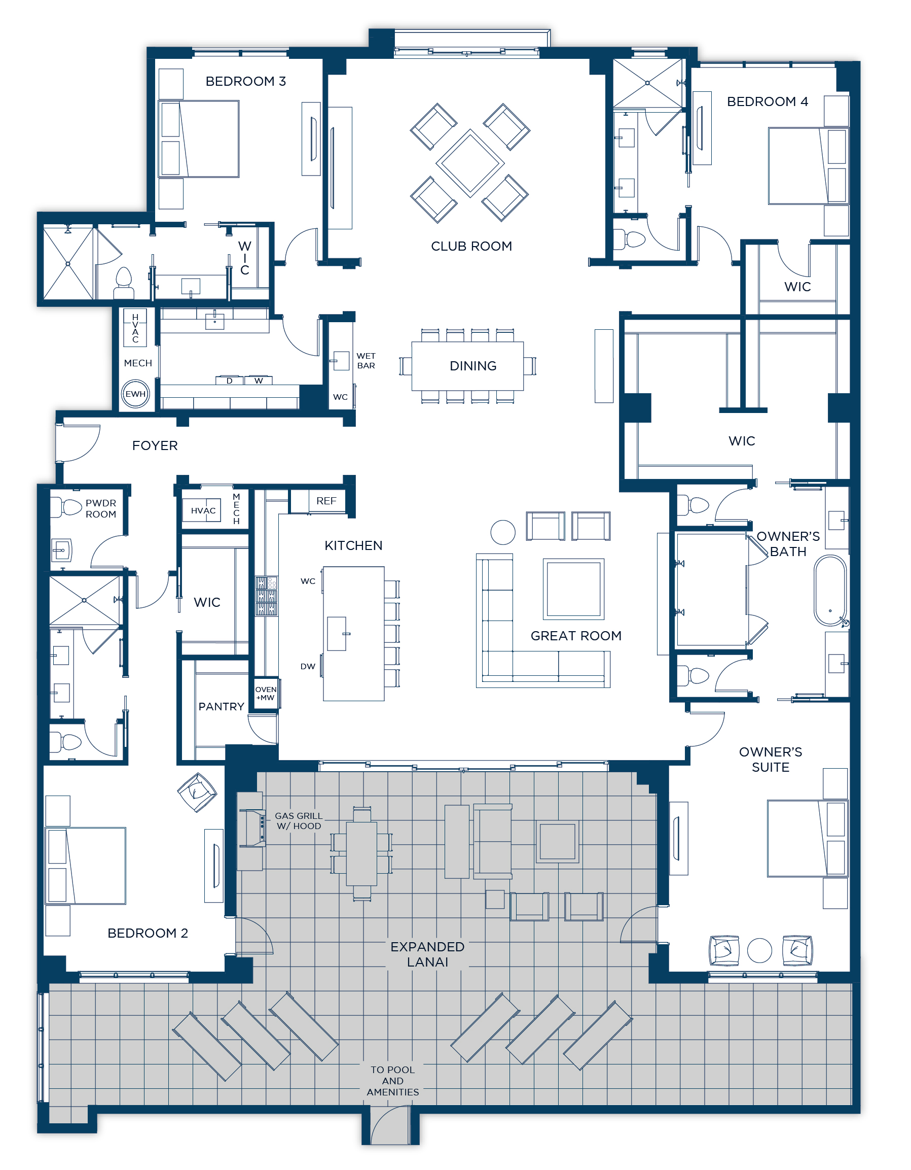 Encore Residence 204 Floor Plan