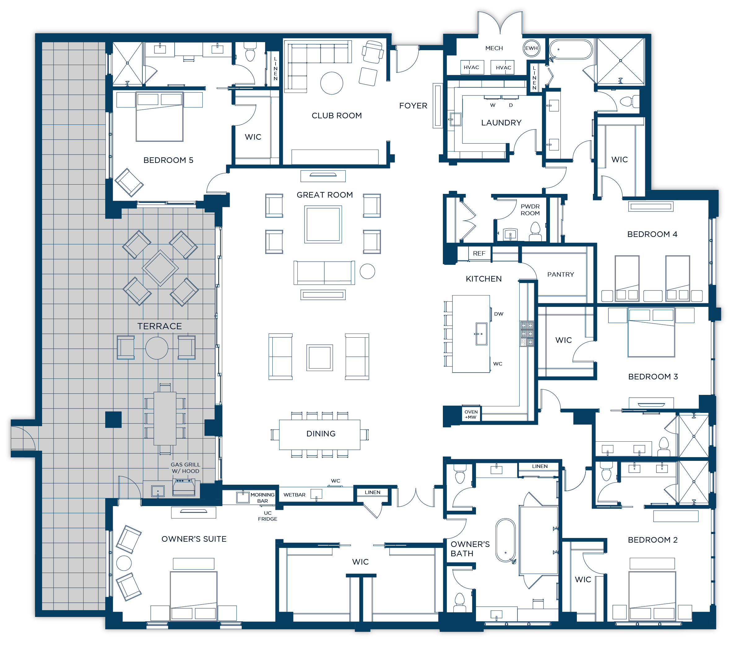 Encore Residence 208 Floor Plan