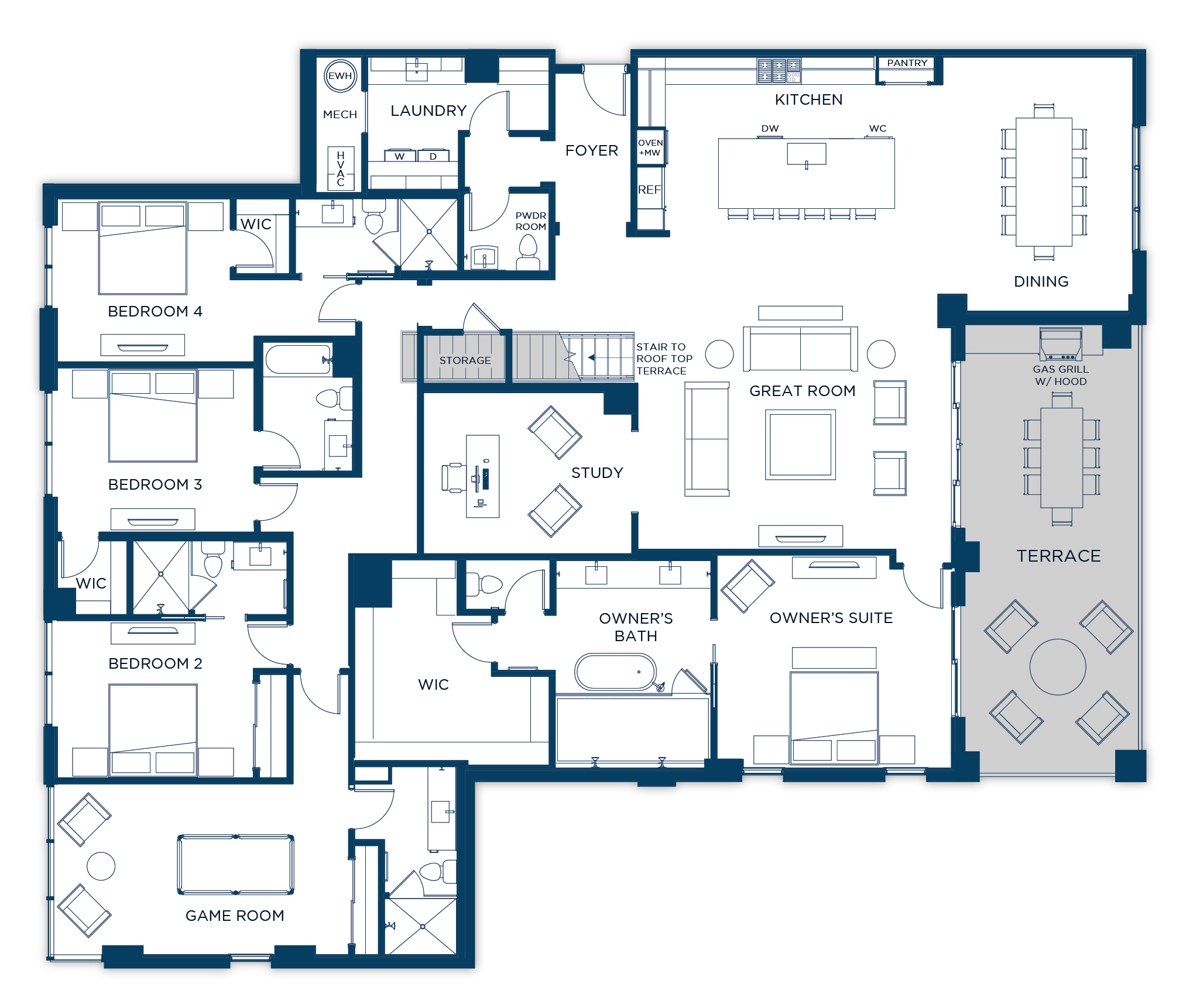 Encore Residence 301 Floor Plan