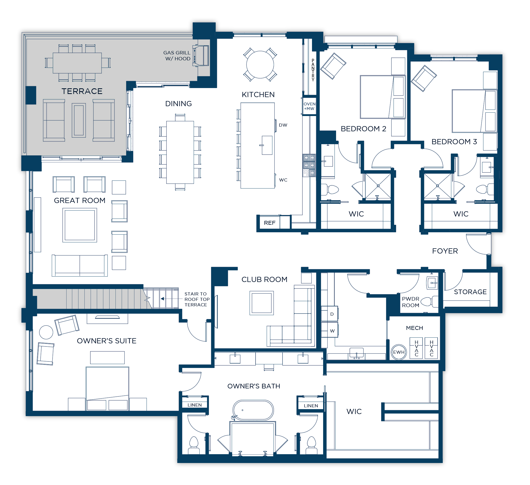 Encore Residence 303 Floor Plan