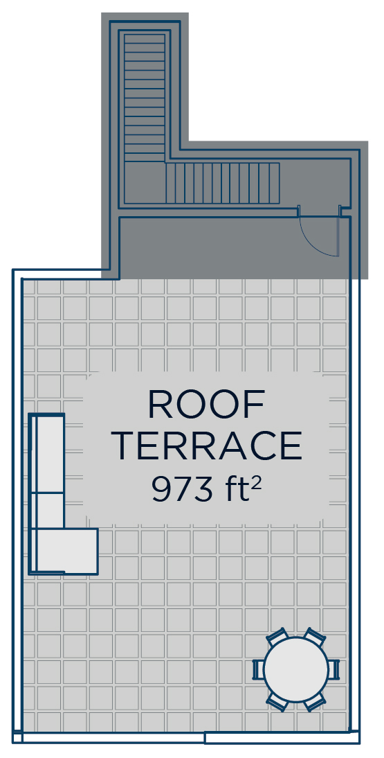 Encore Residence 304 Roof Terrace Plan