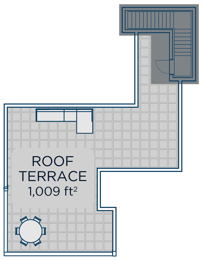 Encore Residence 306 Roof Terrace Plan