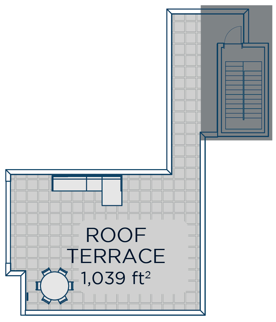 Encore Residence 307 Roof Terrace Plan