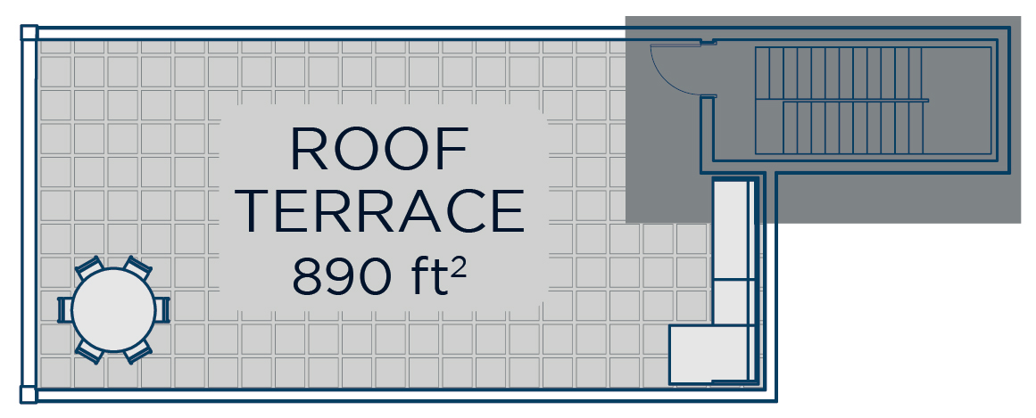 Encore Residence 308 Roof Terrace Plan